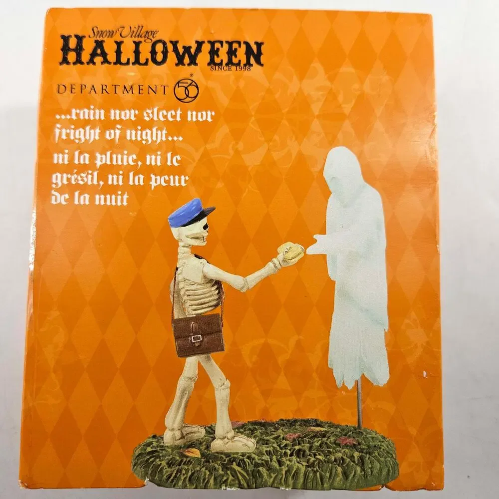 Retired Department 56 Halloween Rain Nor Sleet Nor Fright of Night figurine